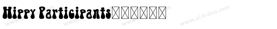 Hippy Participants字体转换